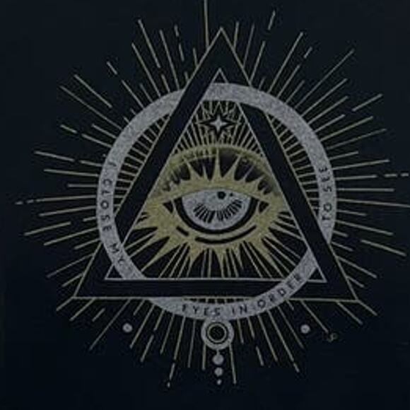 PICASSO JASPER Third Eye Wide Hoodie Sweatshirt SZ SM - Picture 2 of 9